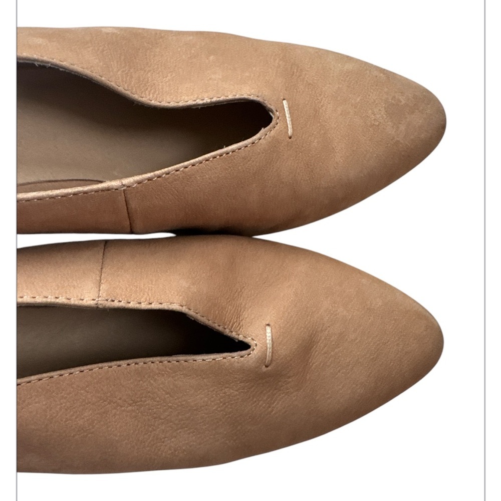 Eileen Fisher Gatwick Nubuck Slingback Block Heel Pumps Size 7 - Picture 8 of 9